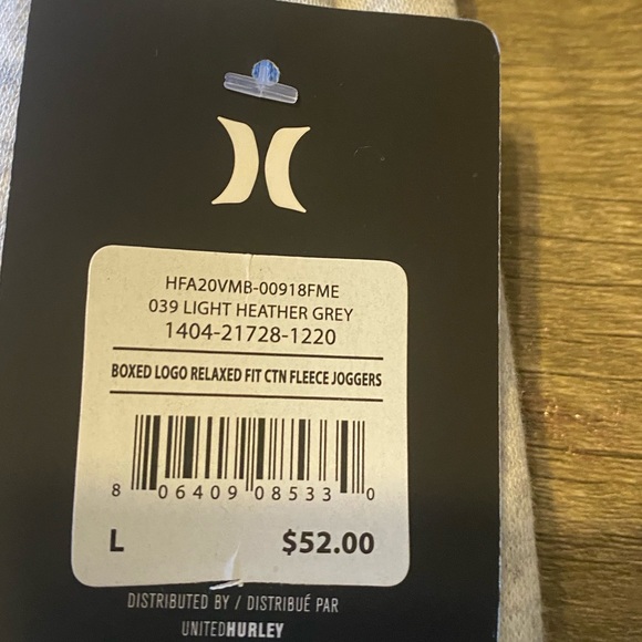 Hurley Men’s Sweats - Picture 3 of 3